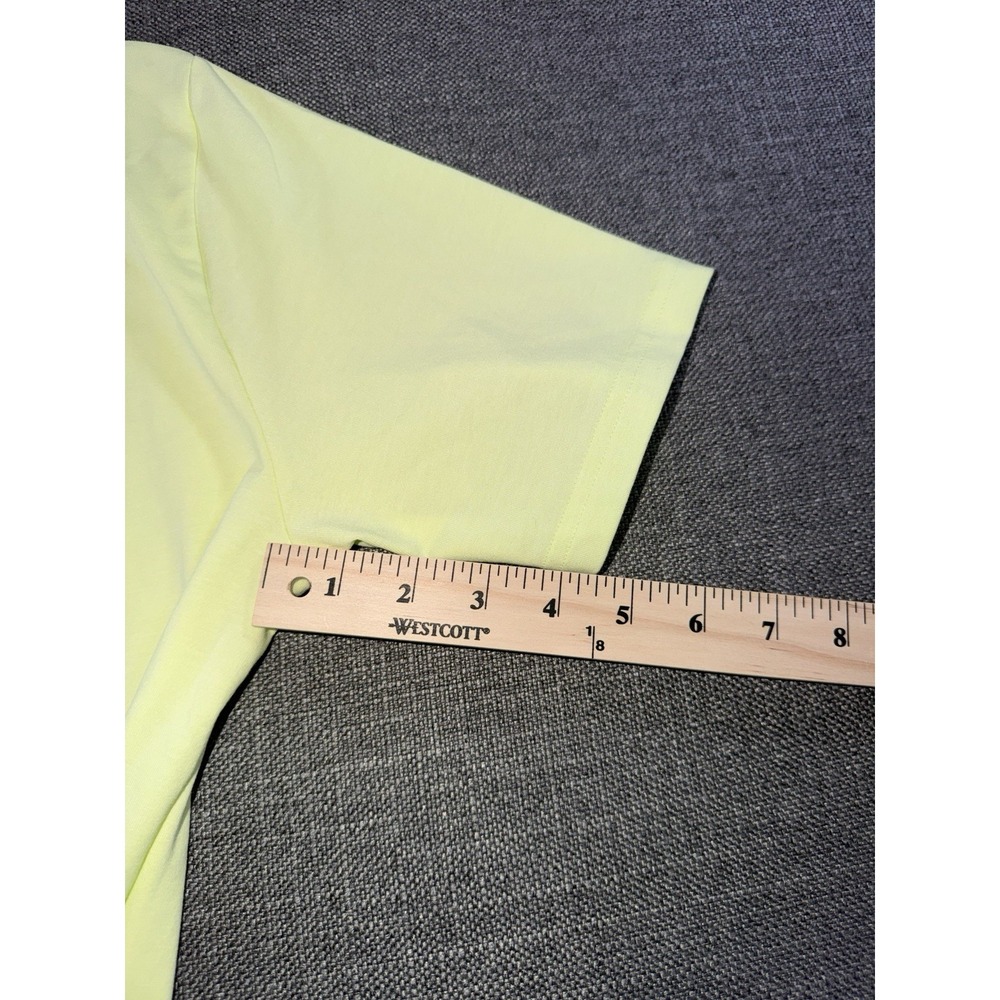Under Armour Men's Small Yellow HeatGear T-Shirt Loose Fit Short Sleeve NWT - Picture 9 of 10